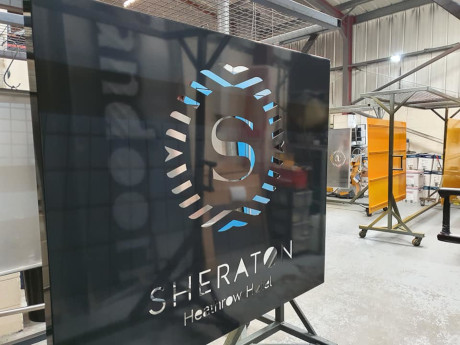 Sheraton Hotel signage