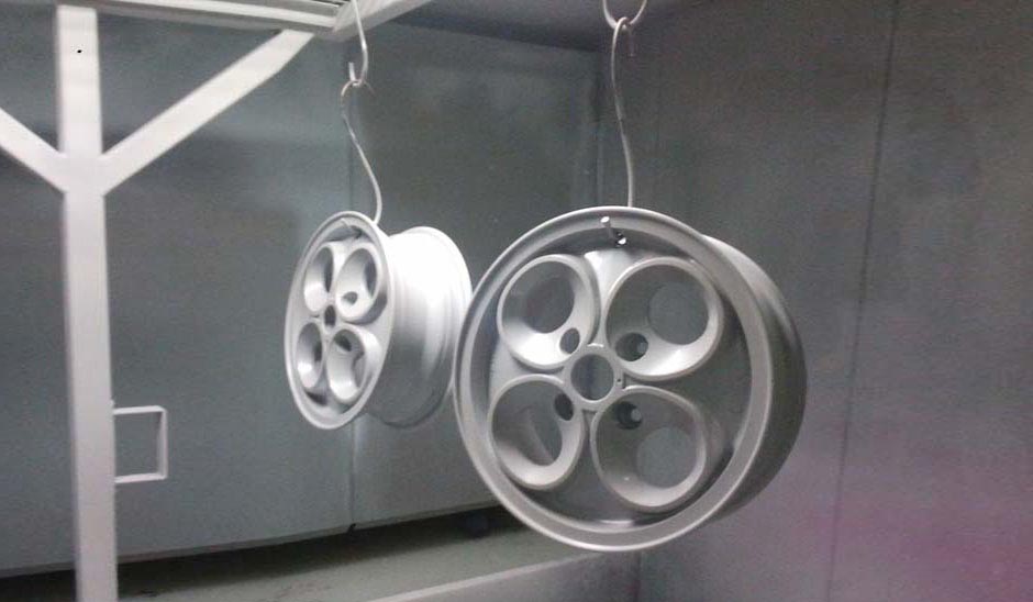 Alloy wheels refurbished