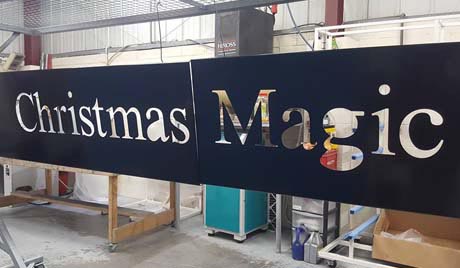 Christmas powder coating job