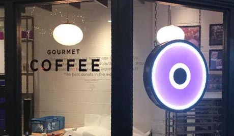 Gourmet Coffee powder coating job