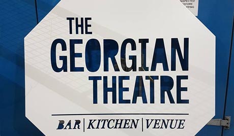 The Georgian Theatre sign